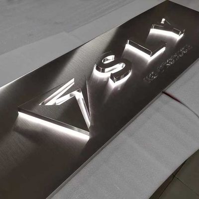 Halo-lit backlit letters, wired and checked.
