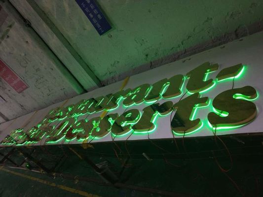 Every sign runs lit during 48-hour burn-in.